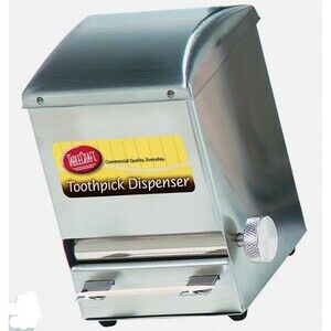 TABLECRAFT Toothpick Dispenser Stainless Steel Vintage Retro